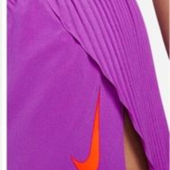 Nike Purple and Orange Athletic Shorts Lightweight Running - Picture 3 of 4